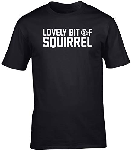 Hippowarehouse Lovely bit of Squirrel Unisex Short Sleeve t-Shirt (Specific Size Guide in Description)