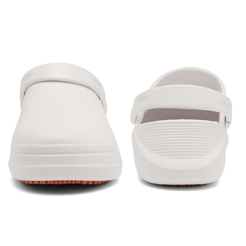Image of Haifago Non Slip Chef Shoes for Men Women, Waterproof Slip Resistant Kitchen Work Shoe Food Service Nursing Clogs