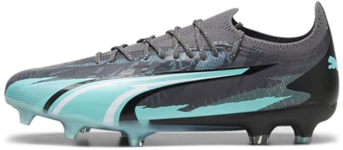 PUMA Mens Ultra Ultimate Rush Firm GroundArtificial Ground Soccer Cleats Cleated, Firm Ground - Blue, Grey - Size 9 M