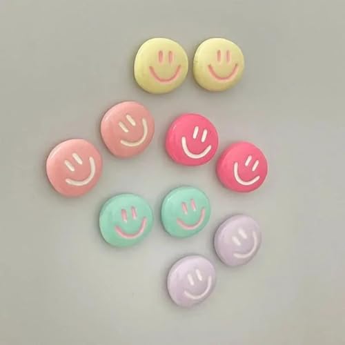 5 imanes decorativos de cara sonriente para refrigerador miniatura 6