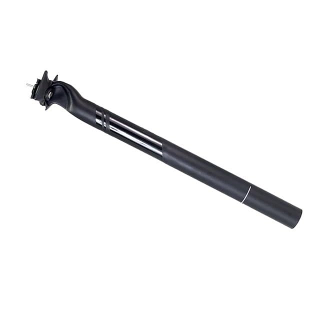 Tige de selle de vélo de montagne carbone 27.2 31.6 mm noire