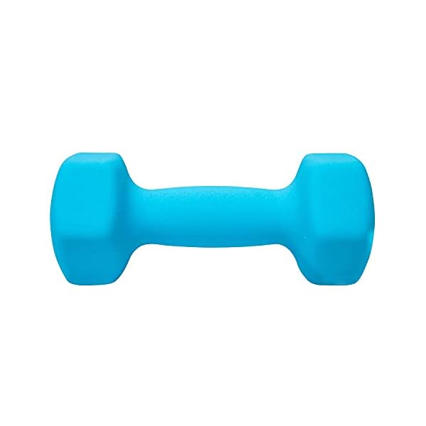FUXION Neoprene Dumbbell Hand Weights, Sets of 2 Hexagon Non-Slip Weights for Home Gym Yoga Pilates Workout 2 FUXION Neoprene Dumbbell Hand Weights, Sets of 2 Hexagon Non-Slip Weights for Home Gym Yoga Pilates Workout - Image 2