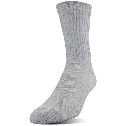 Gildan Men's Polyester Half Cushion Mid-Crew Socks, 12-pack2