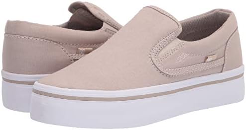 DC womens Trase Slip Platform Skate Shoe, Grey, 11 US | Image 6