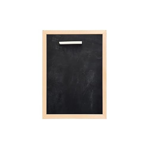 weSTOCK WE-STOCK Pizarra negra de madera, 20 x 30 cm, con tiza incluida ⭐
