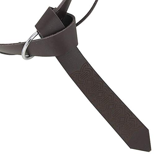 Handmade Leather Farmers Weave Viking Belt Black4