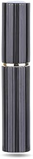 AsaNana Perfume Atomiser, Refillable & Travel Size Perfume Bottle, Leaking Proof,Bottom Pump without Funnel, Luxurious Small women and men, 5 ml (Pro-2P-Black&Gold)