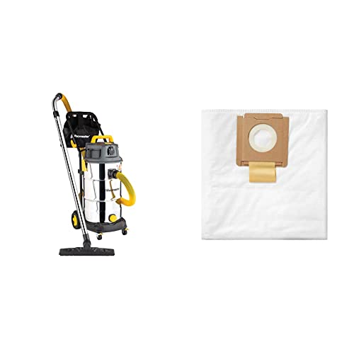 Vacmaster WD L38 L Class 38L Wet & Dry Vacuum 240V - 1600W Twin Fan Motor - Advanced HEPA 13 Filtration - Dust Extractor For Commercial & Professional Use with 30 additional Dust Bags