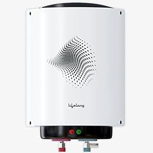 Lifelong LLSWH15 Aqua Plus 15L Storage Metal Body Vertical Water Heater (Geyser) |3 Star BEE Rating| 2000W| (White)