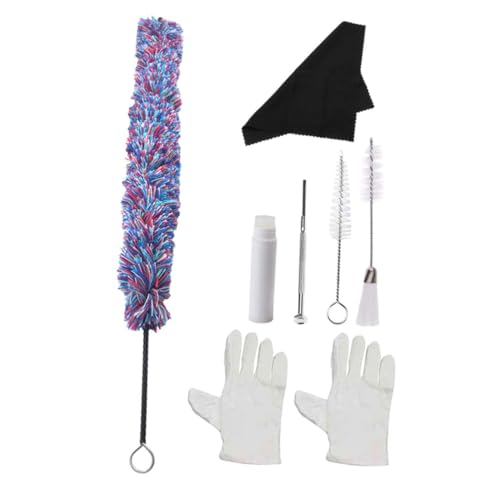 Toddmomy 8-piece Saxophone Cleaning Tools Sax Cleaning Brush Saxophone Neck Brush