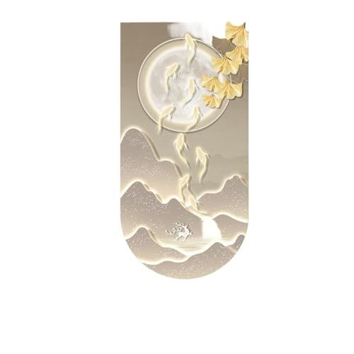 Sculpture d'art mural paysage avec lumières LED salon