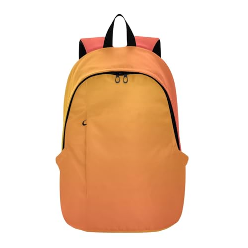 Red Yellow Gradient Travel Laptop Backpack for Women Large Durable Bag Lightweight Backpacks Casual Daypack Back Pack for Airplanes Work Travel Weekend Men Business