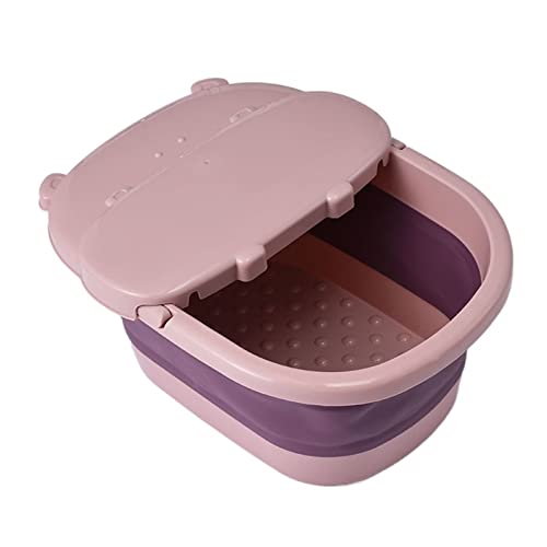 Tina plegable para baño de pies con aislamiento, portátil