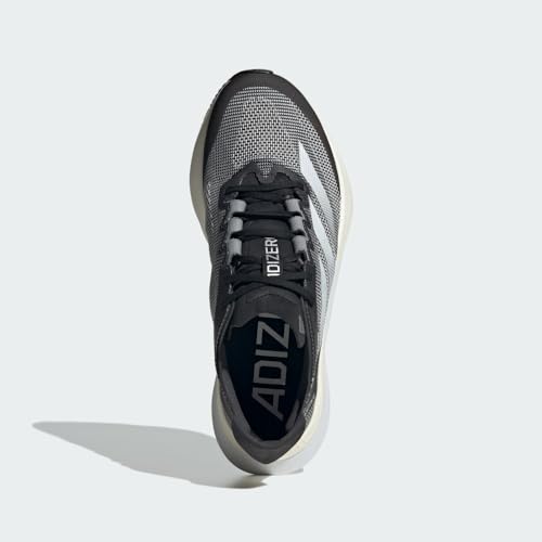 adidas Womens Adizero Boston 12 Black/White/Carbon 8