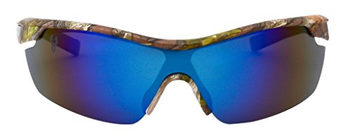 Image of Hornz Polarized Sunglasses Men Camouflage Wrap Around Sport Frame Lightweight