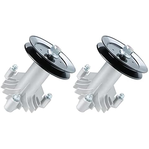 Henkeyi 130794 Spindle Assembly 532130794 with 153535 Pulley for Husqvarna HU CT130 CTH150 LT130 LTH145 YT150 YTH150 LT1000 LT2000 LT4000 LTX1000 38" 42" Deck Tractor, 2 Pcak Cover