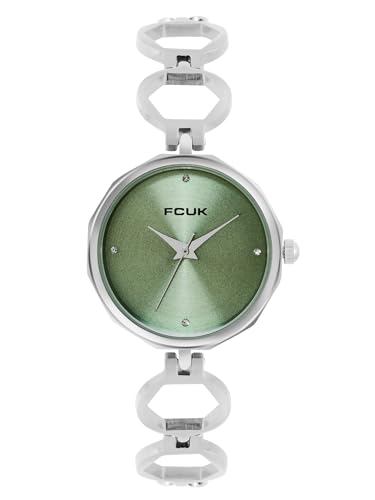 FCUK Green Dial Analog Watch for Women - FK00027H (B0CMHXJSY3) Amazon Price History, Amazon Price Tracker