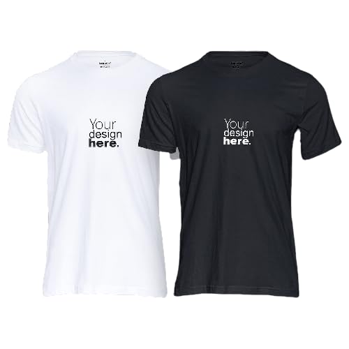 GenericCustomized Short Sleeve T-shirt - Breathable 100% Cotton Fabric