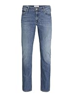JACK & JONES Men's Regular Fit Jeans, Blue Denim, 34W x 32L