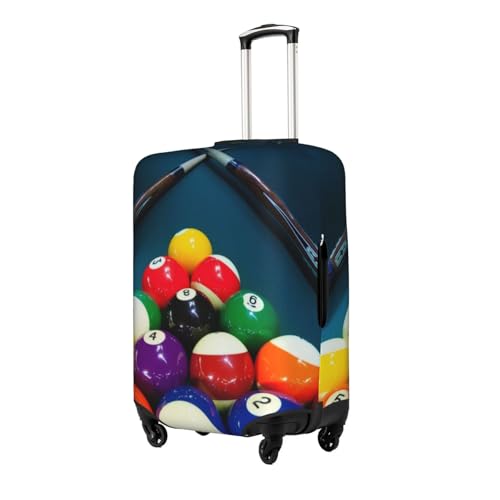 Billiard Printed Luggage Cover Elastic, Washable, Universal Fit 18-32 Inch Travel Suitcase Cover Easy To Identify2