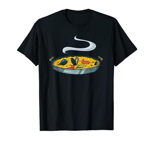 Paella de arroz español de la sartén Camiseta