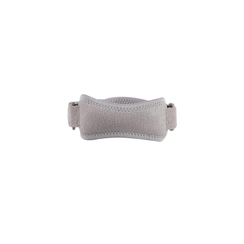 Exercise, protection Cycling Running Climbing Men and Women Breathable Basketball Knee Pads Silicone Patellar Strap for Fitness, cycling, running, playing football(Gray)