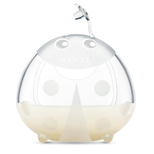 Image of Haakaa Ladybug Milk Collector - Soft Silicone Wearable Breastmilk Collector & Nursing Cup for Breastfeeding, 5oz/150ml, 1pc