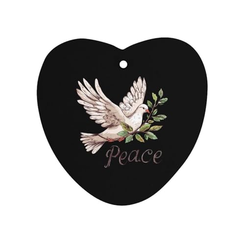 Peace Dove of Peace Car Air Freshener Hanging Aromatherapy Tablets for Car Accessories Love form