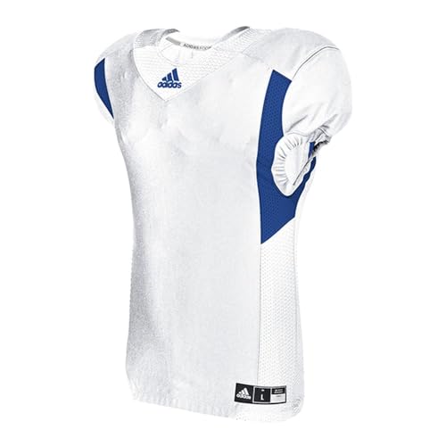 Maillot adidas Techfit Hyped Football blanc bleu maillot de sport homme taille L
