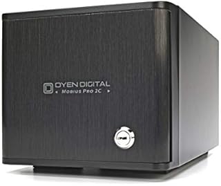 Oyen Digital Mobius Pro 2C 2-Bay USB-C RAID Hard Drive Enclosure (3R2-2C-M)