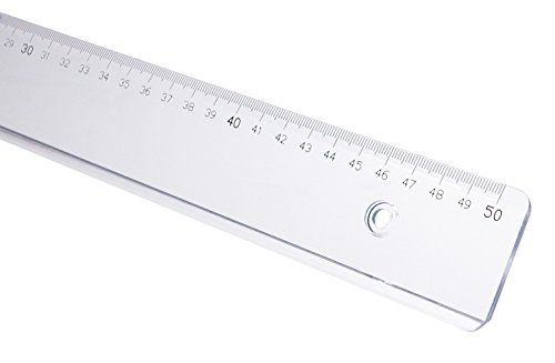 GEOtec Lineal GEOCollege, Kunststoff, 50 cm, transparent