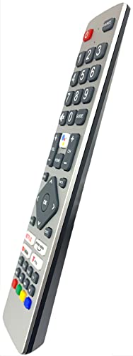 Generic Replacement Voice TV Remote Control Compatible with Sharp Aquos Ultra HD 4K HDR Smart Android TV with Google Assist - Image 3