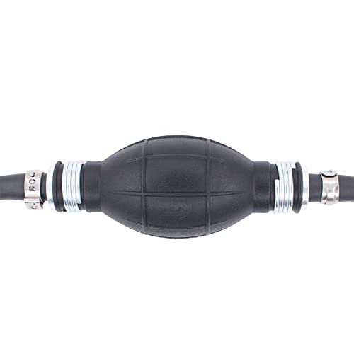 Doo Engy 2 m Benzinschlauch mit Pumpball Wasser Flüssigkeits Förderpumpe Außenborder Bootstank Pumpbalg Gas Benzin Benzinöl Diesel Flüssiges Benzinpumpe