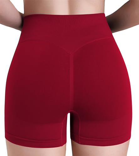 Image of Sunzel Women's Scrunch Butt Biker Shorts, High Waist, No Front Seam | 90% polyamide /10% spandex, subtle scrunch contour, supportive high waist, no front seam, 4 inch & 6 inch inseams