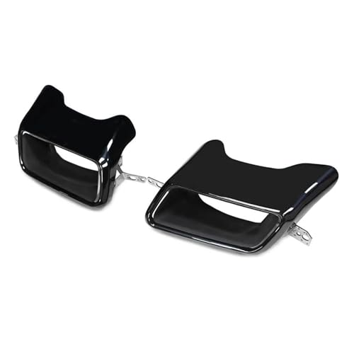 Tuyau d'échappement noir avec embout pot d'échappement rectangulaire pour Range Rover Sport L494