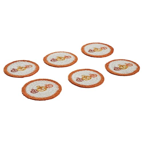 VHC-Brands-Country-Halloween-Stencil-Braided-Cotton-Coaster-Set-of-6-Decorative-Fall-Coasters-Table-Decor-for-Fall-Thanksgiving-and-Halloween VHC Brands Country Halloween Stencil Braided Cotton Coaster Set of 6 Decorative Fall Coasters Table Decor for Fall Thanksgiving and Halloween