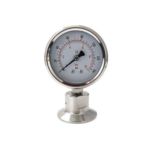 BALYDLUL ���͌v MPa/Bar/psi 1.5�C���` �g���C�N�����v (50.5mm) �_�C���t�������͌v(0-0.25MPa�A�g���C�N�����v 64mm)