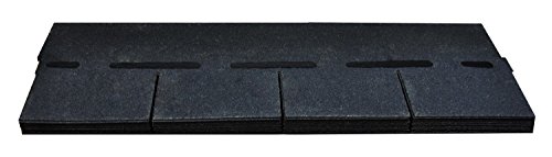 Preisvergleich Produktbild Bitumenschindeln Dachschindeln Rechteck Schindel Dachpappe Bitumen schieferblau gefl. 2,32 m²