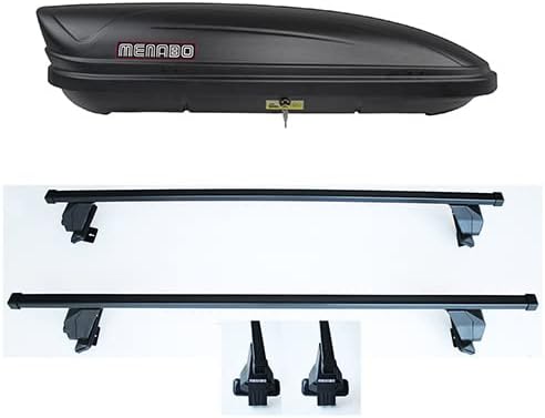 Box Tetto Auto 500 Litri Universale - Baule Portapacchi Per Viaggi | Apertura Laterale, Carico 75kg