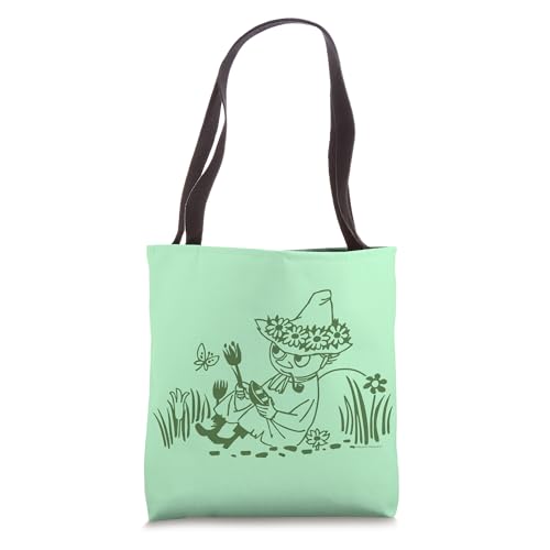 Moomin Snufkin Relaxing In Nature Tote Bag miniatura 1