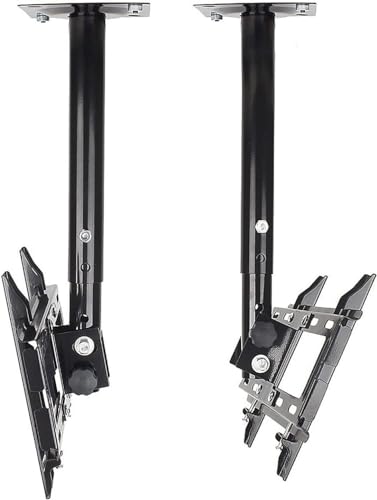 Support de montage TV au plafond réglable LNNW orientable pour écran extérieur - 8