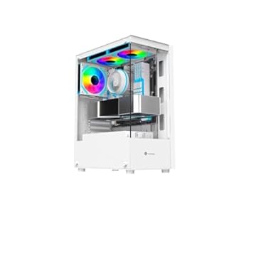 PC Gamer Branco White Alligator Shop AMD Ryzen 3 3200G, Memoria RAM 16GB DDR4, SSD 480GB, Placa de Video 2GB