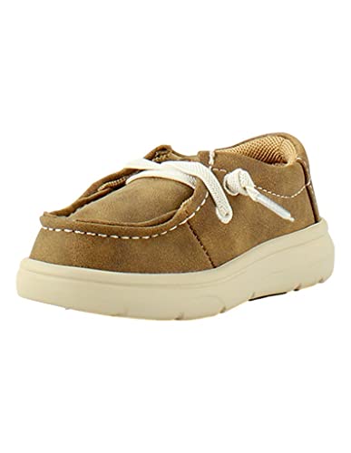 ARIAT Toddler Boys Lil Stompers Shoe, Brown (Bomber), 5