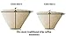Cloth Reusable Cone Coffee Filter (Size #2) - Made in Canada of Hemp and Organic Cotton - Zero Waste, Eco-Friendly, Natural Filter for Drip Coffee Makers