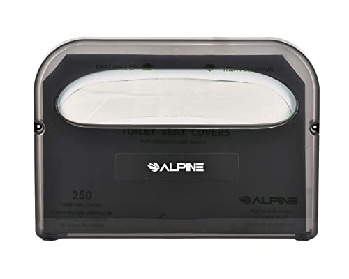 Alpine Toilet Seat Cover Dispenser - Wall Mount Disposable Toilet Seat Cover Holder For Commercial And Residential Use, Half Fold. #TOP11