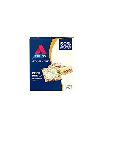 Atkins Crackers Advantage Crisp Bread - 100 gr (paquete de 6 unidades)
