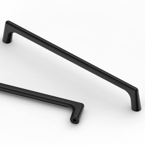 Image of Asidrama 6 Pack 7.5 Inch(192mm) Matte Black Cabinet Pulls Cabinet Handles Cupboard Handles Kitchen Cabinet Hardware for Cupboard Drawer Pulls