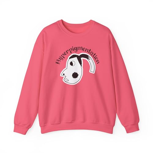Funny Hyperpigmentation Meme Sweatshirt, Sarcastic Unisex Crewneck, Hilarious Medical Humor Pullover, Retro Dermatology Gift