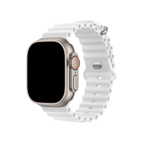 HdanMole Ocean Silikon Sportarmband Kompatibel mit Apple Watch Ultra 49mm