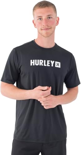 Hurley Hybrid SS Surf Shirt - Black
